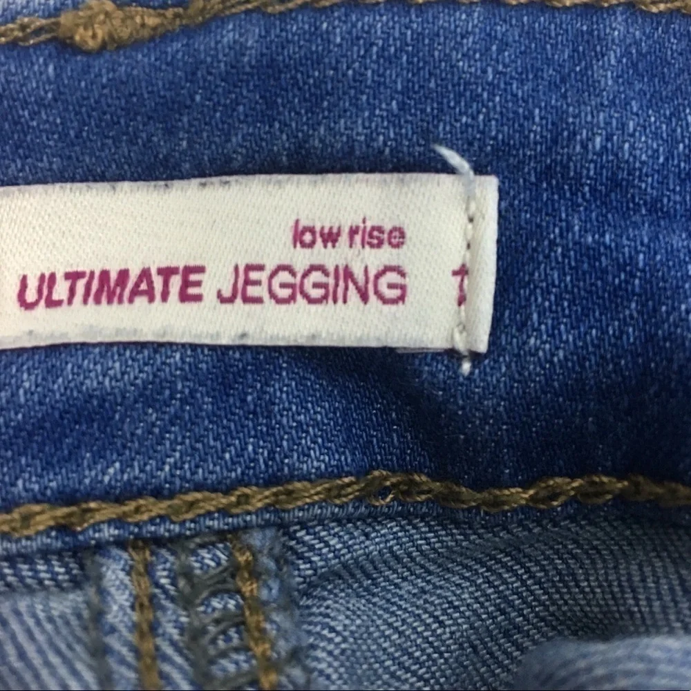 SO Jeans Low Rise Ultimate Jegging Skinny Slim Stretch Denim Size 7 Juniors